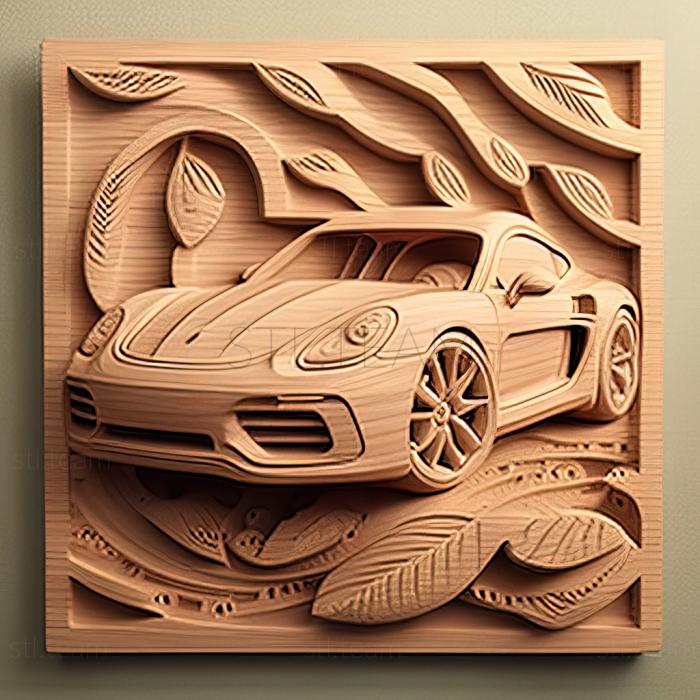 3D model Porsche Cayman (STL)
